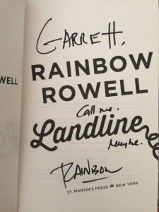Landline Signed by Rainbow Rowell